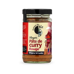 Pâte de Curry Rouge Moyen Bio