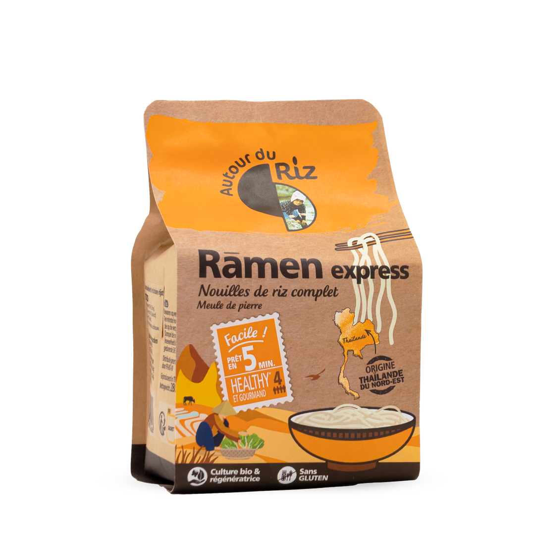 Ramen - Nouilles de riz complet bio