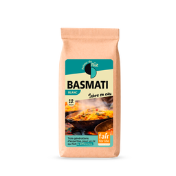 Riz basmati blanc bio et équitable - Agriculture sobre en eau