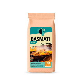 Riz basmati blanc bio et équitable - Agriculture sobre en eau