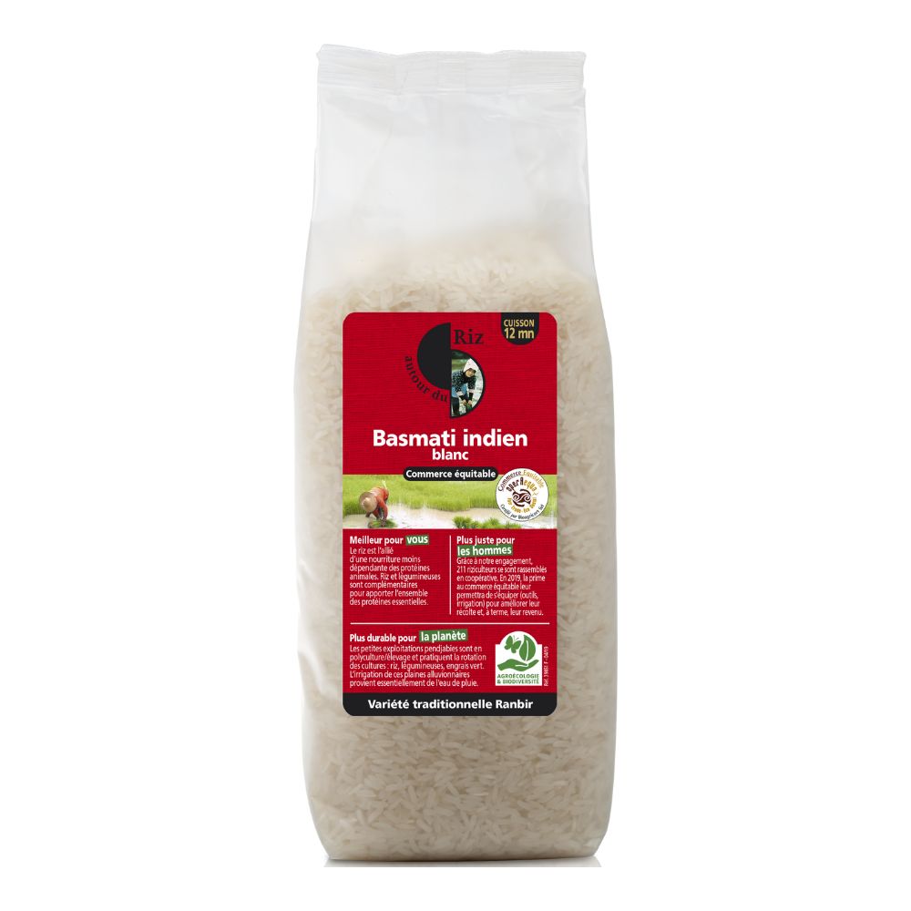 Riz basmati blanc équitable bio