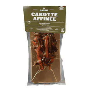 Carotte affinée poivre et baies de genièvre bio