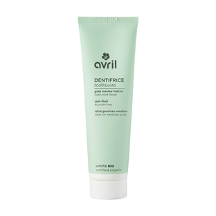 Dentifrice à la menthe certifié bio
