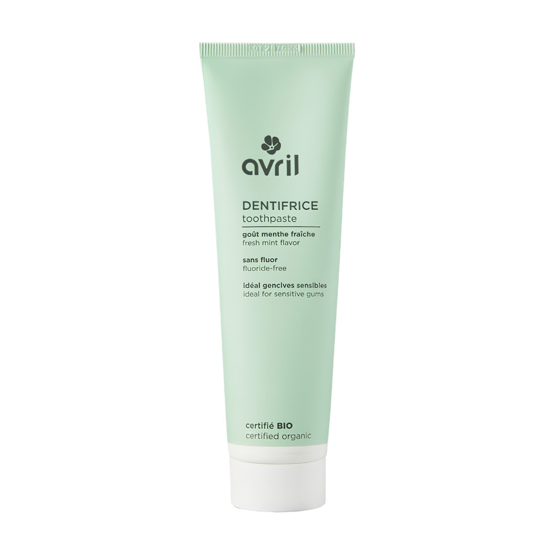 Dentifrice à la menthe certifié bio