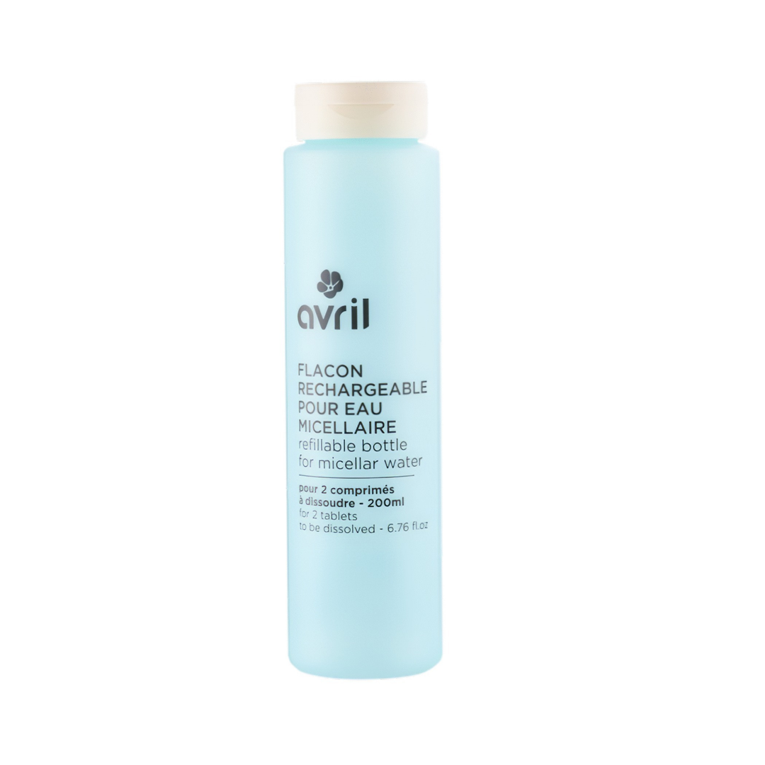 Flacon rechargeable pour eau micellaire (vide)