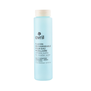 Flacon rechargeable pour eau micellaire (vide)
