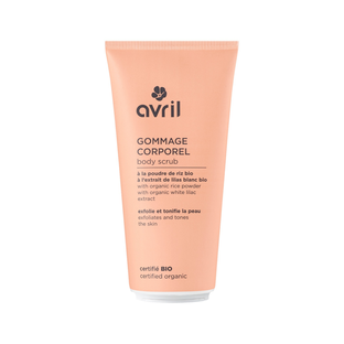 Gommage corps certifié bio