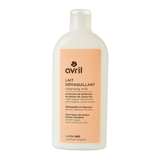 Lait démaquillant certifié bio