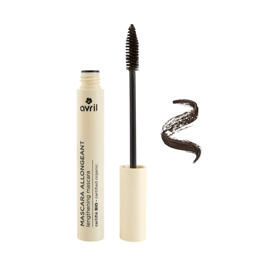 Mascara allongeant marron certifié bio