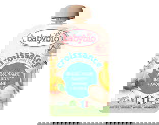 Brassé croissance, lait de vache, abricot, banane, dès 6 mois, bio