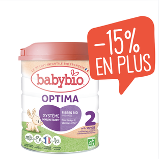 Lait de suite relais Optima 2 (6-12 mois) bio