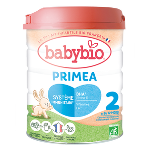 Lait Infantile Primea 2 au Lait de Vache Français (dès 6 mois) Bio