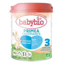 Lait Infantile Primea 3 au Lait de Vache Français (10 mois - 3 ans) Bio
