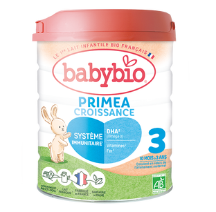 Lait Infantile Primea 3 au Lait de Vache Français (10 mois - 3 ans) Bio