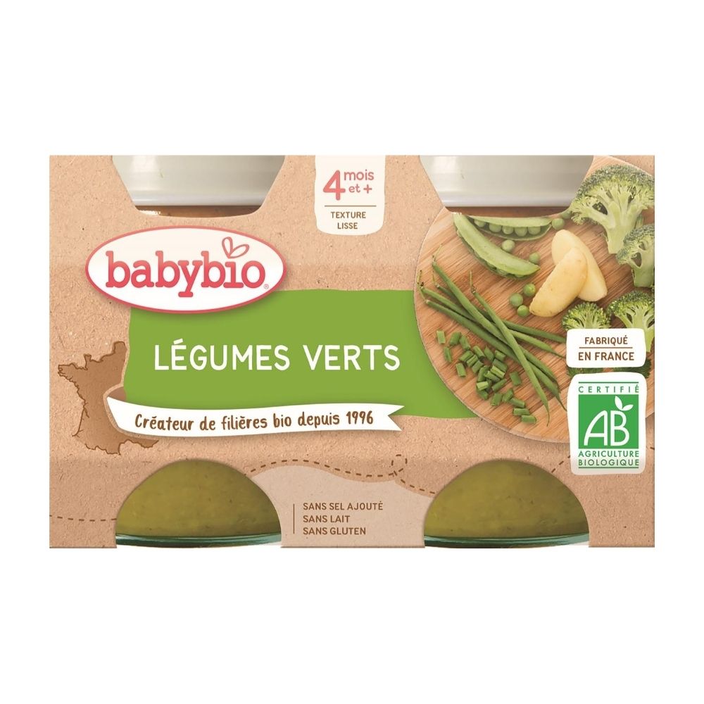 BABYBIO Petits Pots Poire Xenia Val De Loire BIO - Lot De 6 (2x130g)