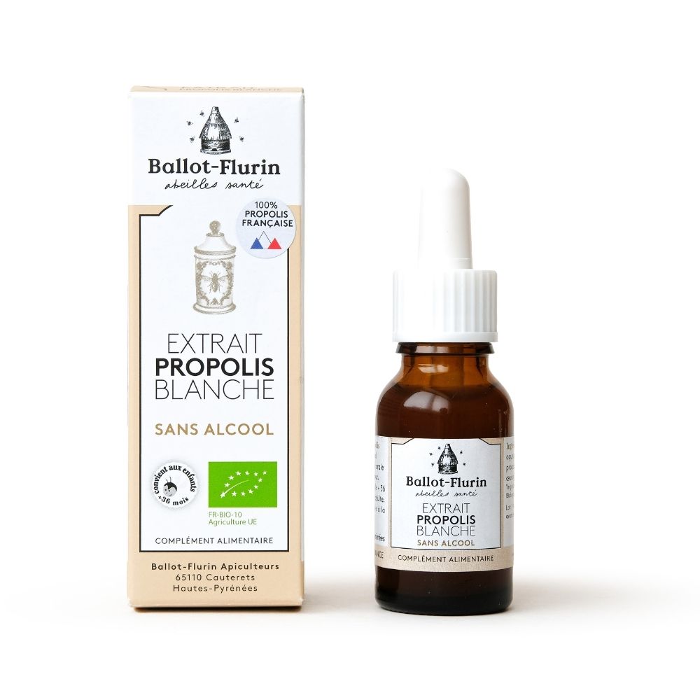 Extrait de Propolis Blanche Française Bio Sans Alcool