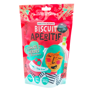 Biscuit salé tomate herbes de provence bio