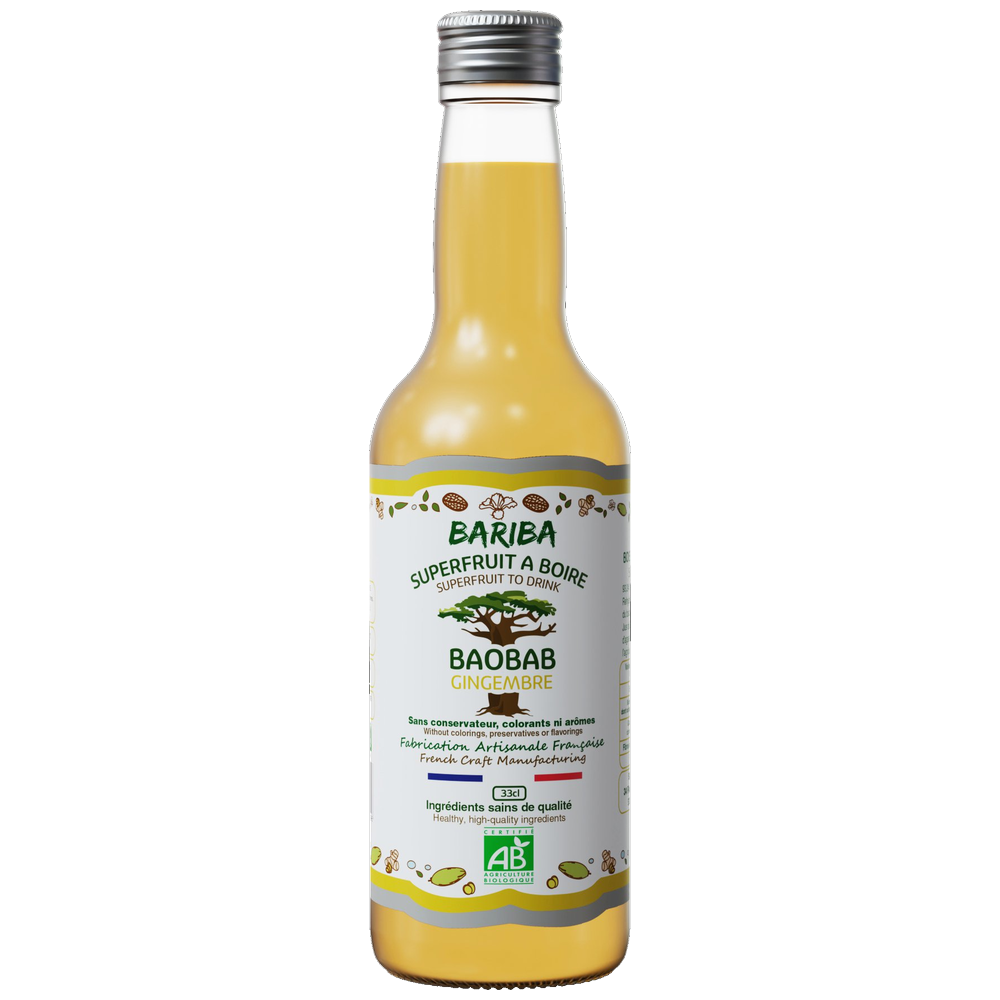 Boisson baobab gingembre bio