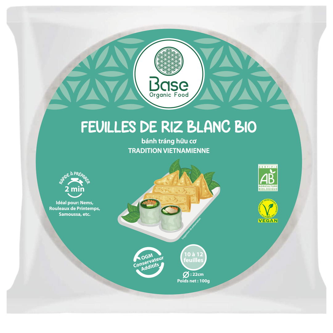 Feuilles de riz bio