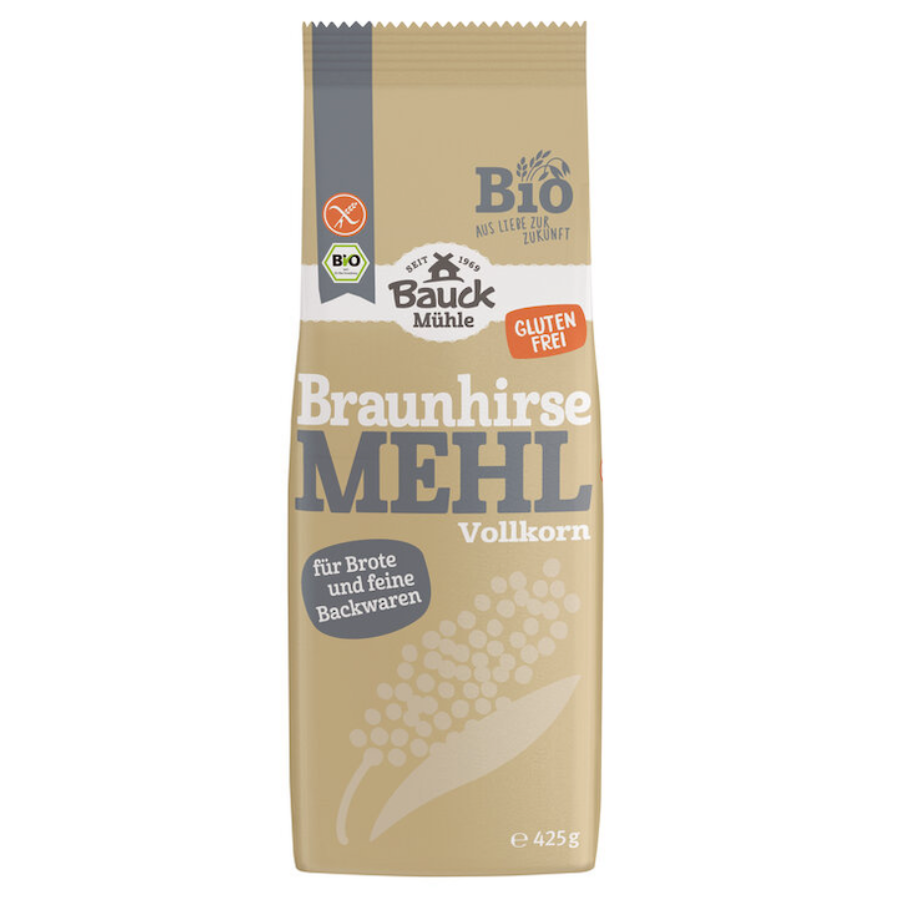 Bio Braunhirse-Vollkornmehl, glutenfrei