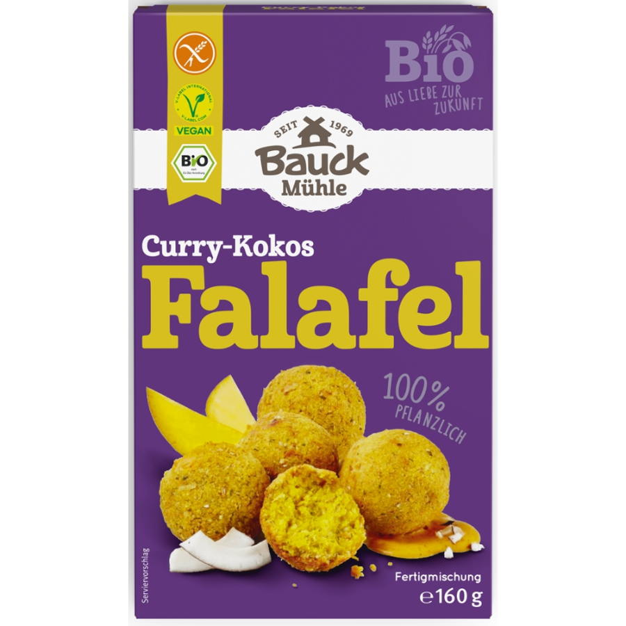 Bio Fertigmischung Curry-Kokos Falafel