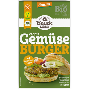 Bio Gemüseburger Trockenmischung, demeter