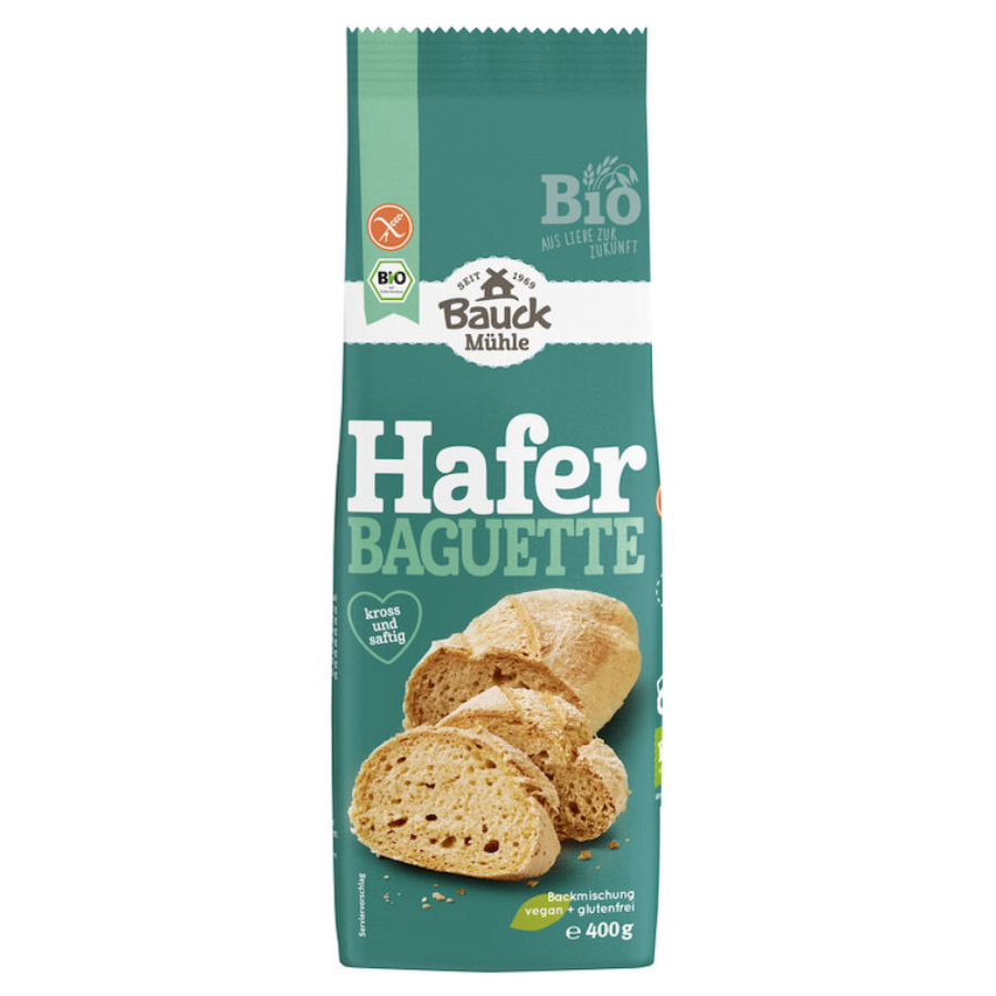 Bio Haferbaguette Backmischung, glutenfrei