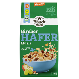 Bio Hafermüsli Bircher, glutenfrei, demeter