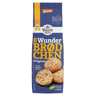 Bio Wunderbrødchen Backmischung, glutenfrei, demeter