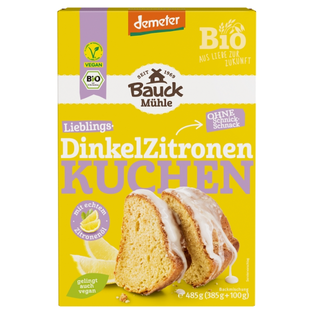 Bio Dinkel Zitronenkuchen Backmischung demeter