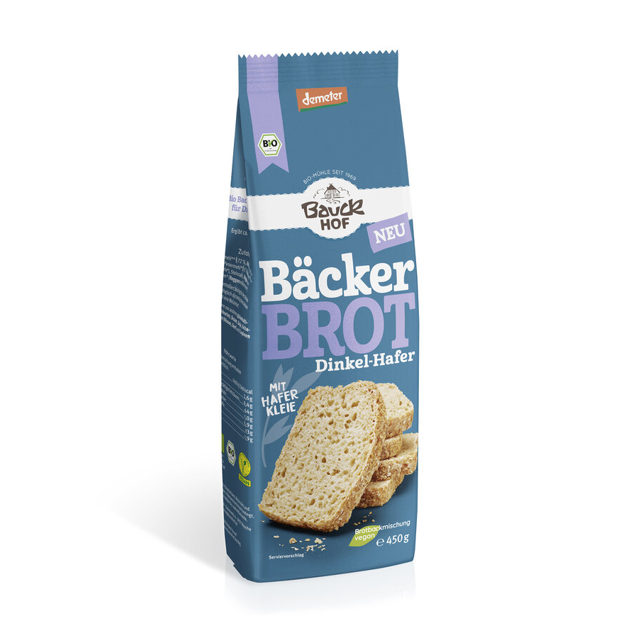 Bio Bäcker Brot Dinkel-Hafer Backmischung