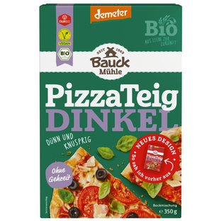 Bio Pizzateig Dinkel Backmischung demeter