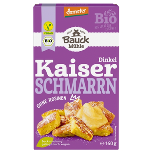 Bio Dinkel-Kaiserschmarrn ohne Rosinen Backmischung, demeter