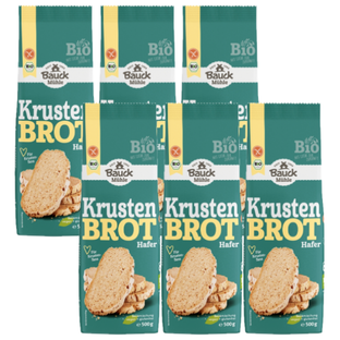 Bio Krustenbrot Backmischung, glutenfrei, Karton 6 Stk.