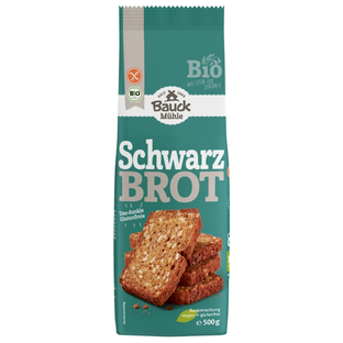 Bio Schwarzbrot Backmischung, glutenfrei