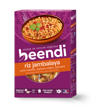 Riz et Pois Cassés aux Épices Cajun Façon Jambalaya Bio