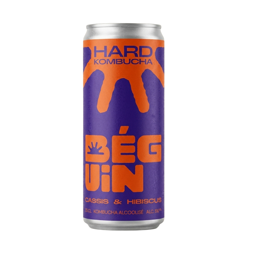 Hard kombucha cassis & hibiscus 5° bio