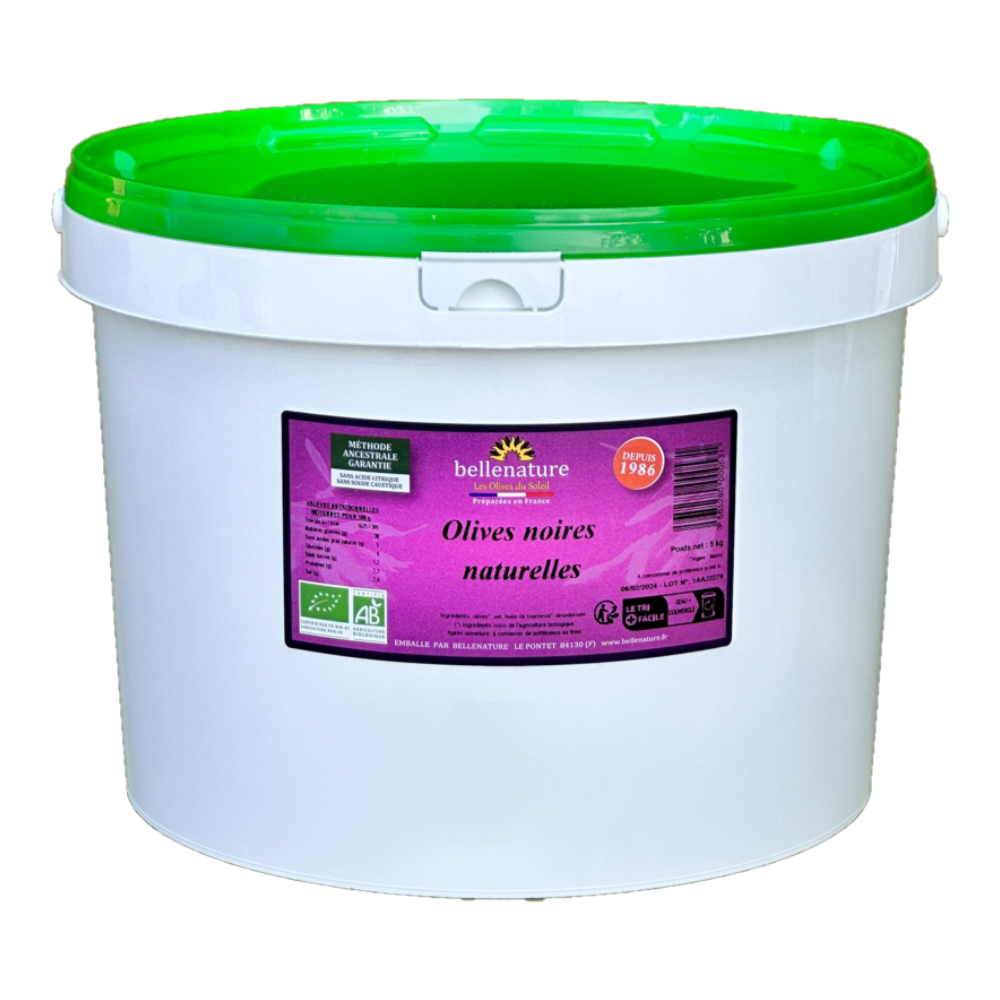 Olives noires nature bio