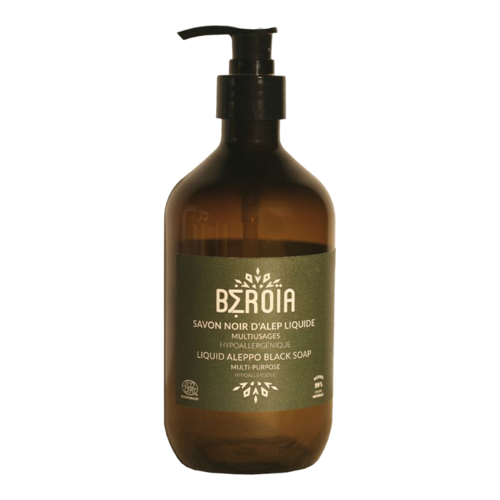 Savon noir d'alep liquide certifié Ecodétergent