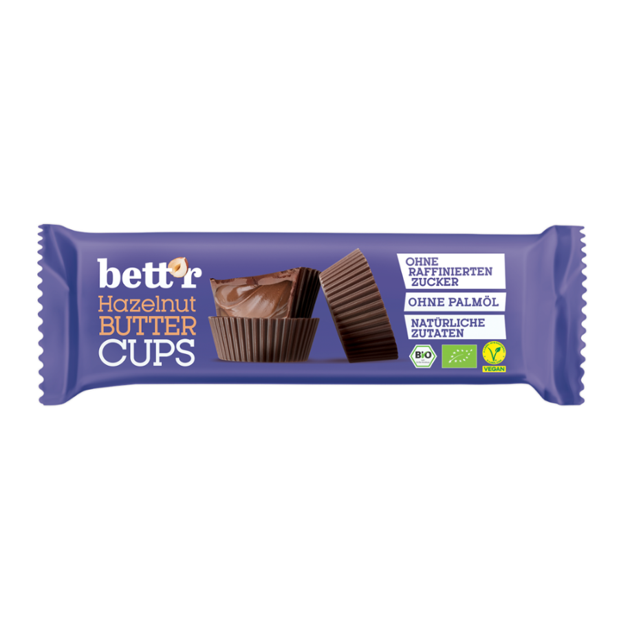 Bio Hazelnut Butter Cups, vegan