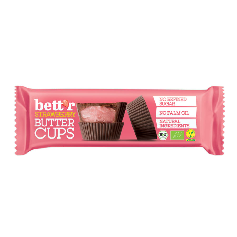 Bio Nut Butter Cups Strawberry