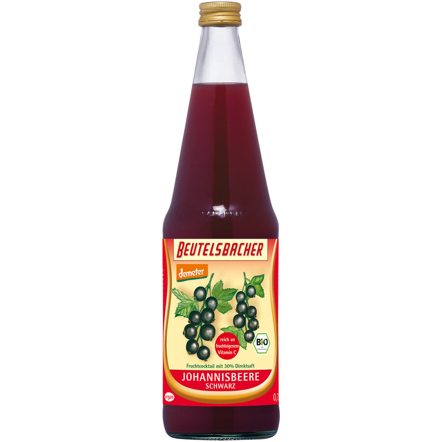Bio Schwarzer Johannisbeerensaft demeter