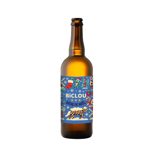 Bière ambrée de noël 7° bio
