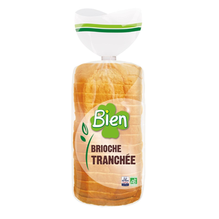 Brioche tranchée bio et équitable