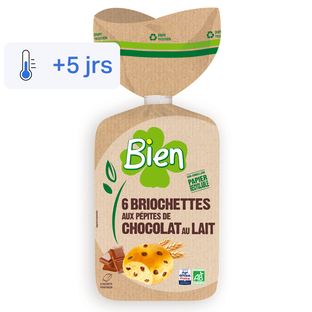 Briochettes pépites de chocolat bio et équitable