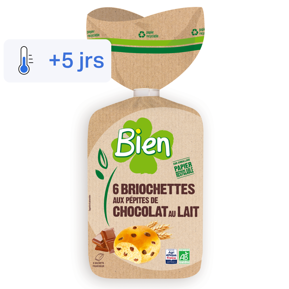 Briochettes pépites de chocolat bio et équitable