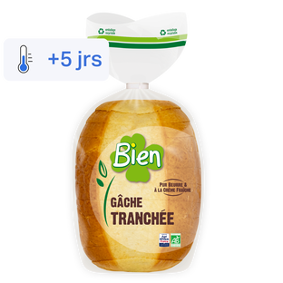 Gâche tranchée bio et équitable