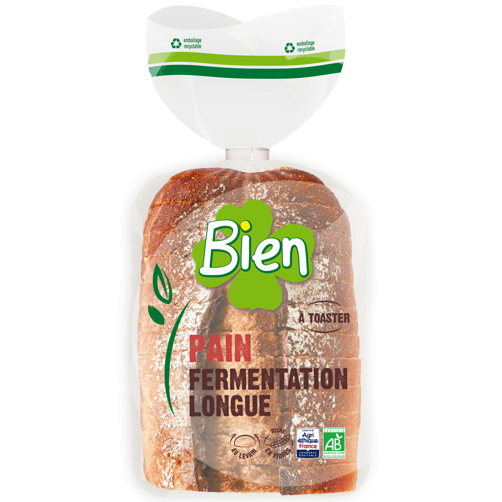 Pain au Levain Tranché Fermentation Longue Bio Bien Pain au Levain Tranché Fermentation Longue Bio Bien