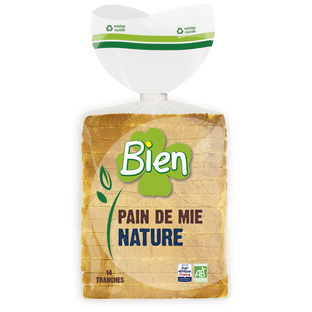 Pain de mie tranché bio et équitable