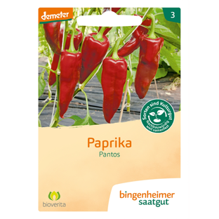 Bio Saagut Paprika Pantos, demeter